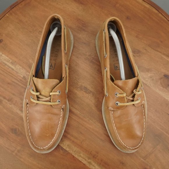 Sperry sts12338 Mens Authentic Original Boat Shoes Brown Leather Size 11.5M - Picture 8 of 11